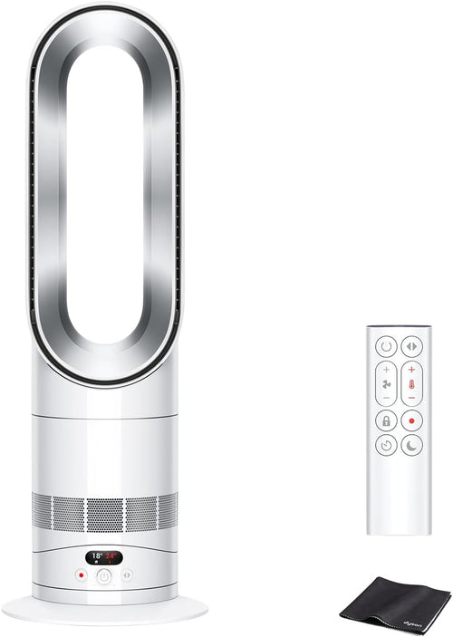 Dyson Air Purifier Fan, Dyson Hot+Cool HF1 Remote Link Pre-Heat Fan Heater, White/Silver (HF1 WS AM), Circulator (Amazon.co.jp Exclusive), Warm from the moment you put it on. Half the size, yet still