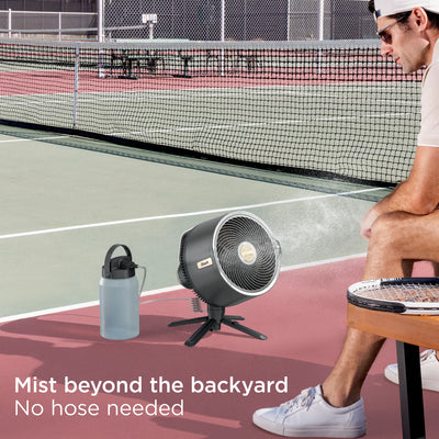 Ninja FlexBreeze Pro Mist Indoor Outdoor Pedestal & Table Fan With Water Tank
