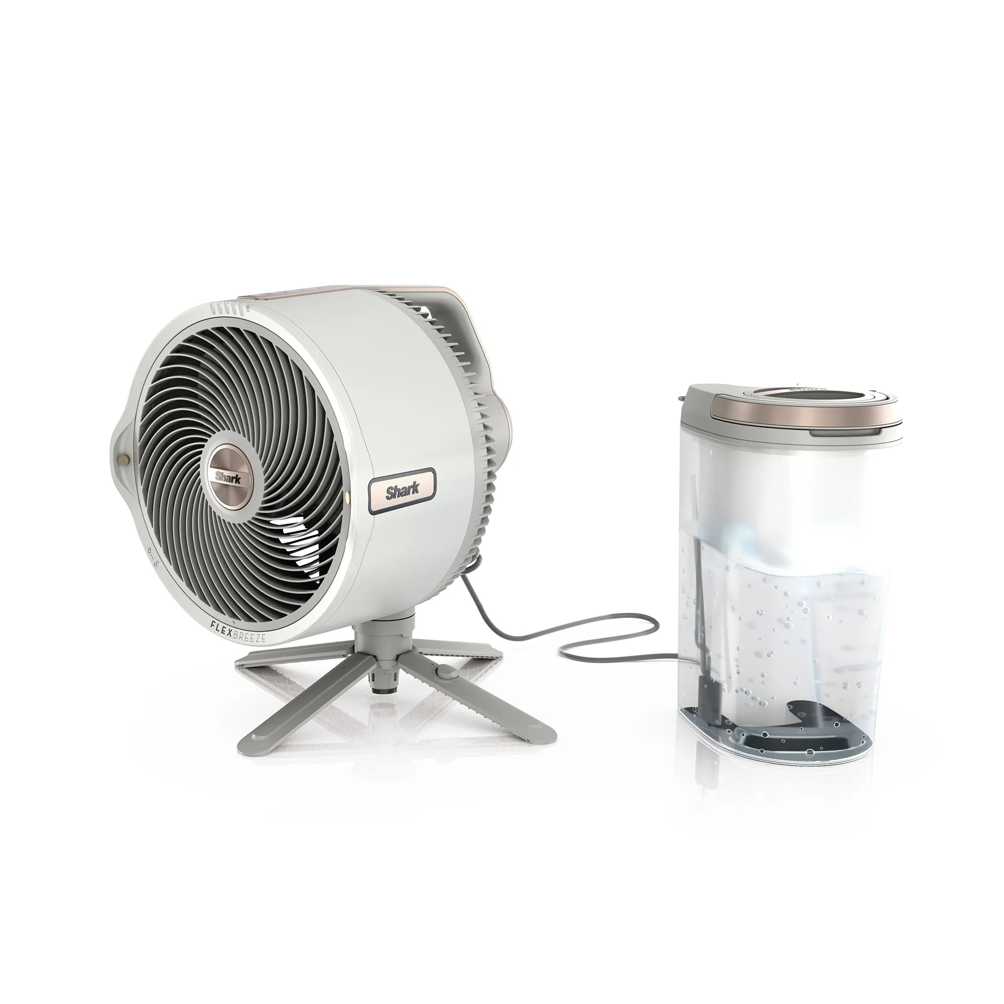 Ninja FlexBreeze Pro Mist Indoor Outdoor Pedestal & Table Fan With Water Tank