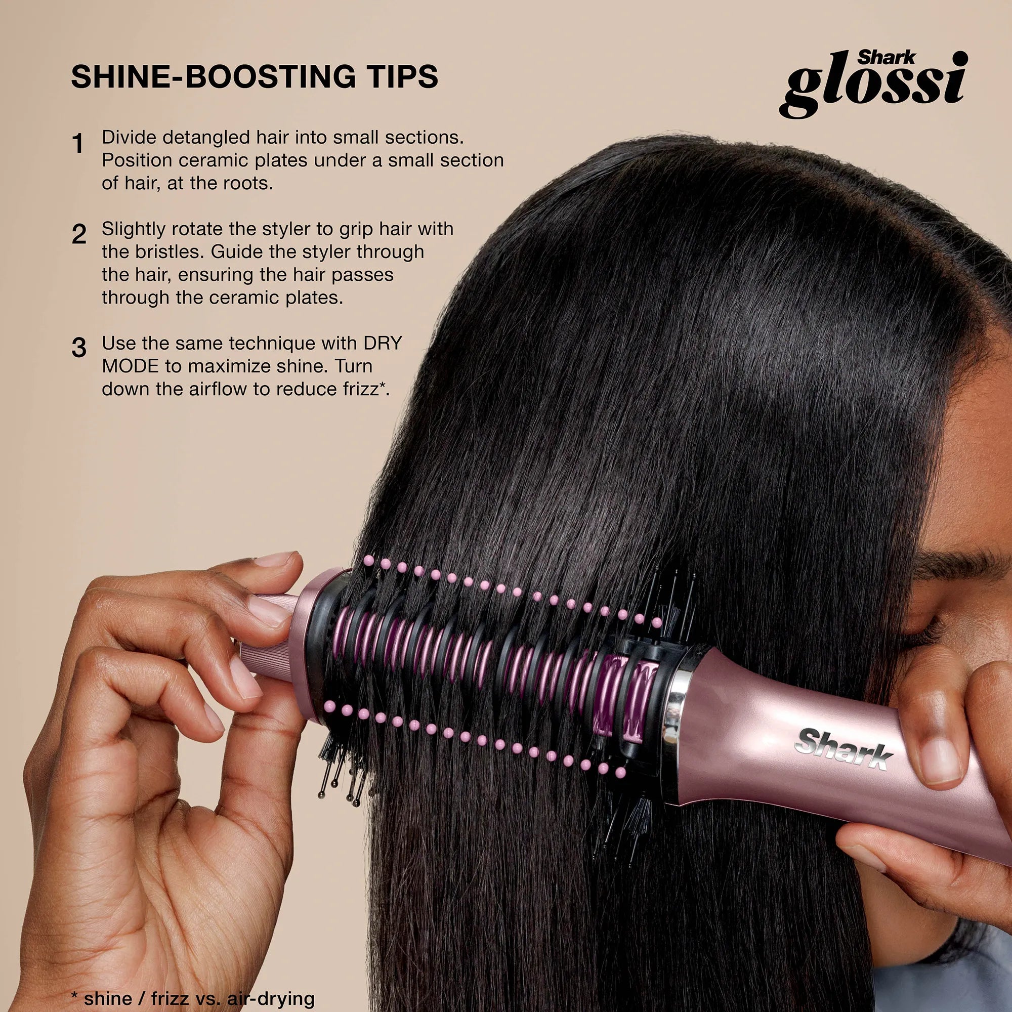 Ninja Glossi 2-in-1 Hot Tool and Air Glosser