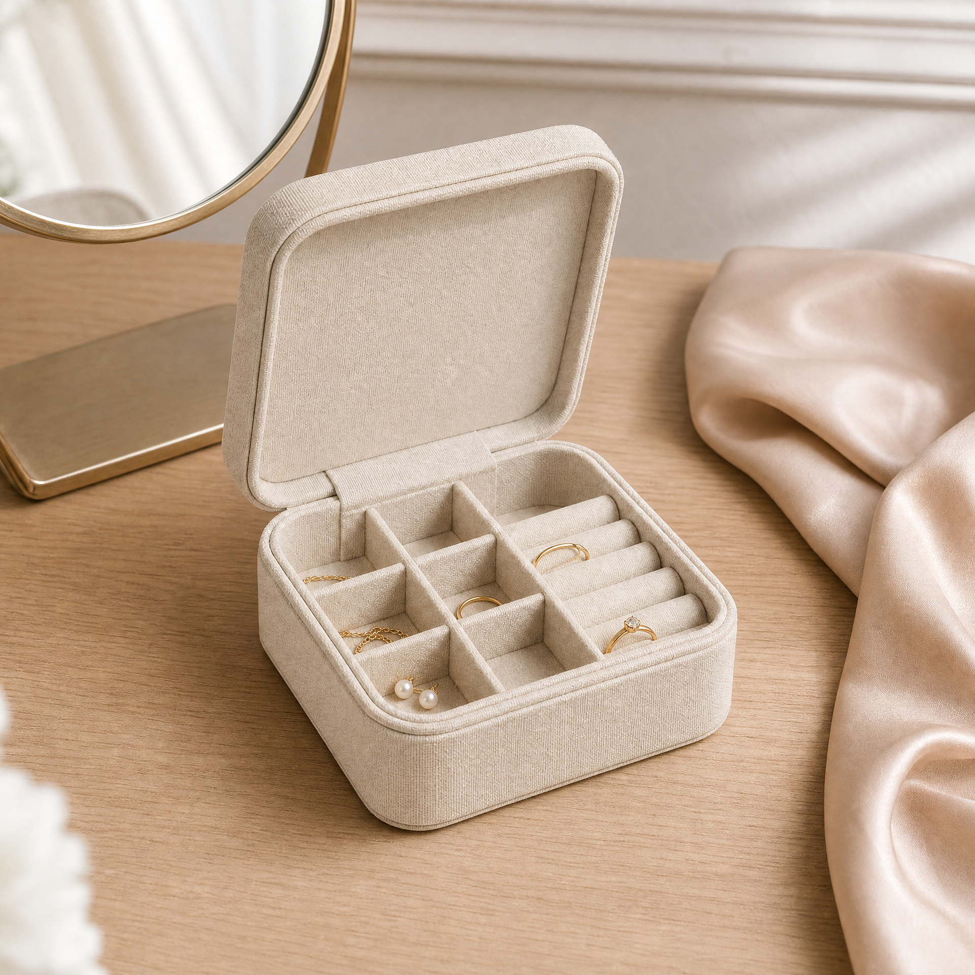 Linen Jewelry Organizer product image 5