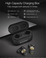 Load image into Gallery viewer, Dual Dynamic Earbuds w/ Bluetooth 5.0 &amp; Pro Bass Stereo Hi-Fi Music Features
