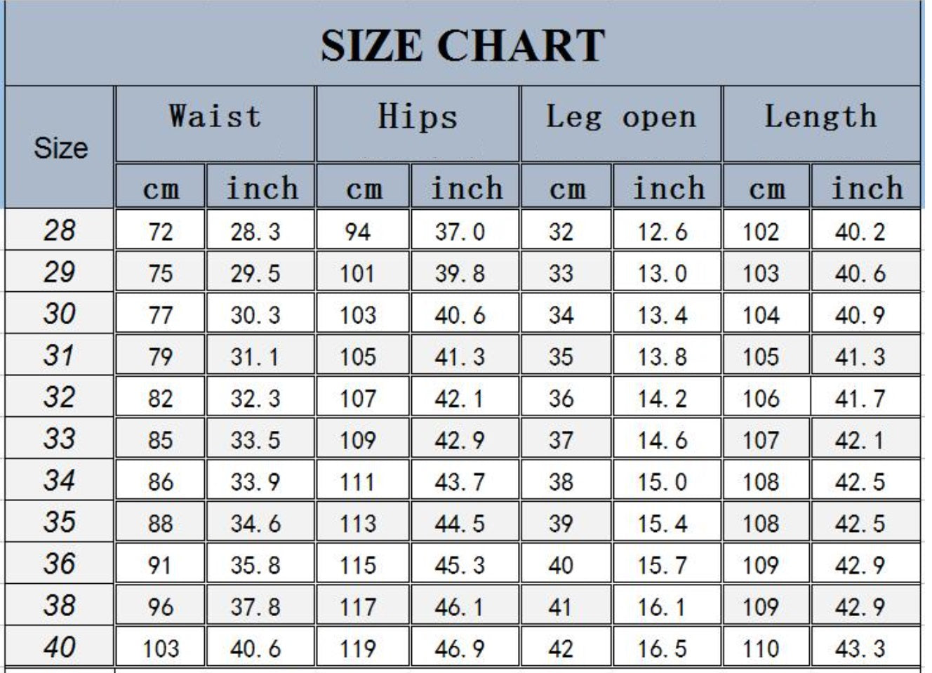 Men's Fashion Straight Slim Jeans