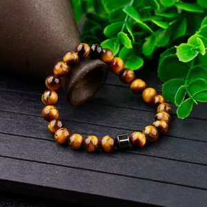 Men Cylinder Hematite Bracelets - Classic Natural Stone Beads Bracelets