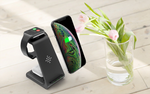 Load image into Gallery viewer, 3 In 1 Wireless Charger For Iphones, Apple Watches &amp; Airpods - Combo Charger
