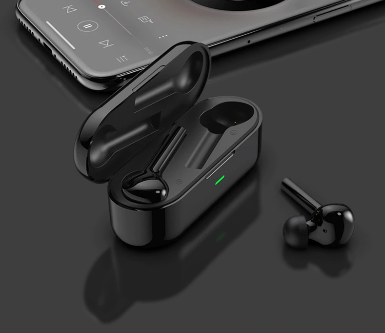 Mini TWS Bluetooth Wireless Earbuds with Touch Control & Dual Microphone For Smartphones