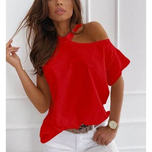 Sexy Off Shoulders Short-Sleeved T-shirt