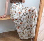 Load image into Gallery viewer, Women&#39;s Chiffon Floral Midi Skirts
