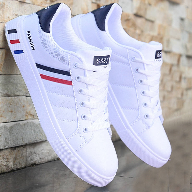 Men's Comfortable Leather Casual Sneakers