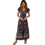 Load image into Gallery viewer, Bohemian Floral Print Long Dress for Women
