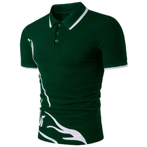 Summer Fashion Polo Shirts - Men's High Quality Short Sleeve T-Shirt