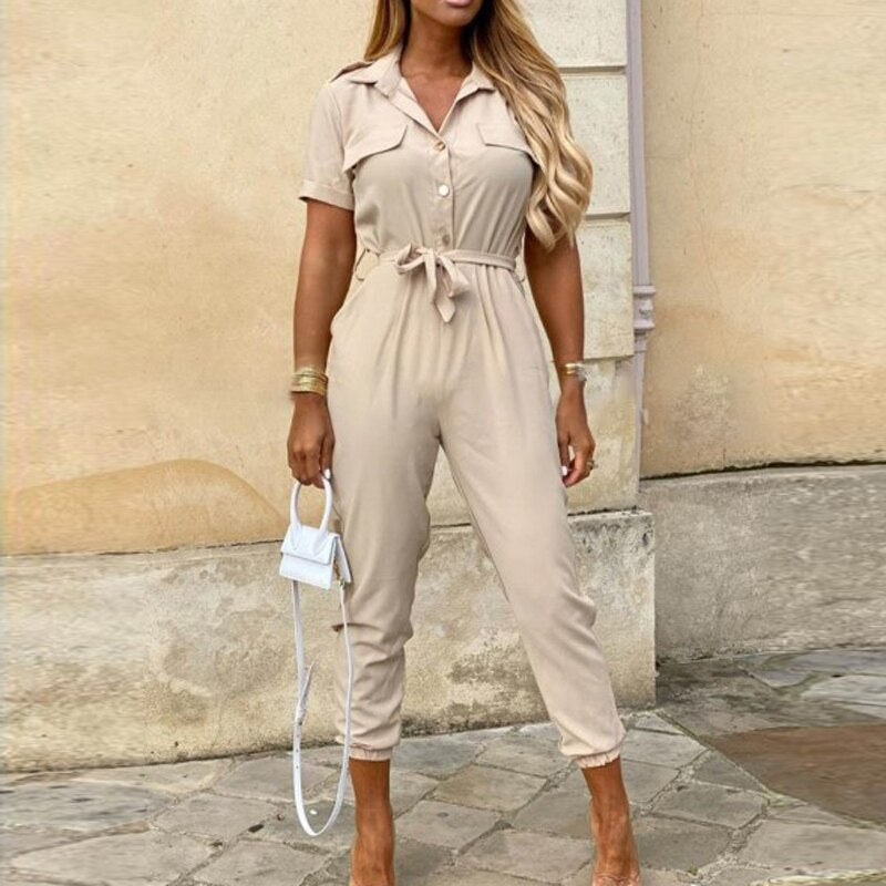 Stylish Short Sleeve Romper for Women