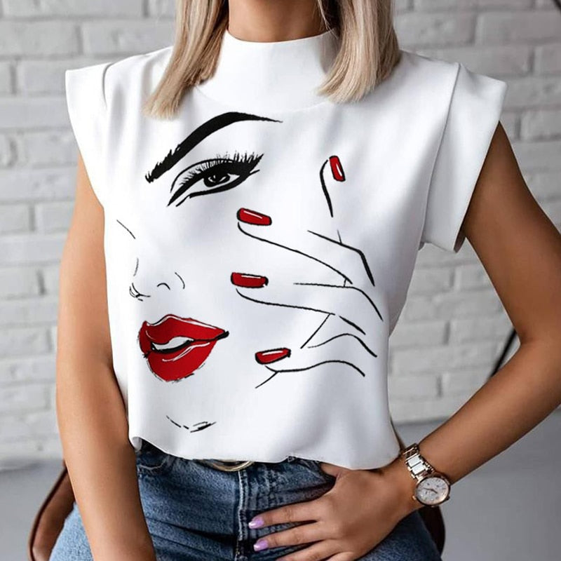 Aesthetic Prints Blouses for Women