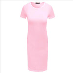 Load image into Gallery viewer, Bodycon Tunic Summer Dress - Women&#39;s Pencil Dress
