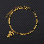 Load image into Gallery viewer, Gold Plated Initial Letter (A-Z) Anklets For Women
