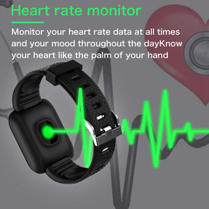 Heart Rate & Blood Oxygen Monitoring 116 Plus Smart Watch