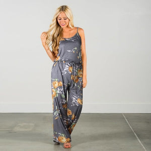 Summer Rompers - Women's Casual Long Pant Romper