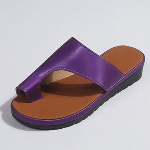 Simple & Classic Flat Sole Slip-on Sandals