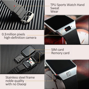 New Smart Watch with Camera, Micro Sim Card slot and External Memory 16GB card Slot