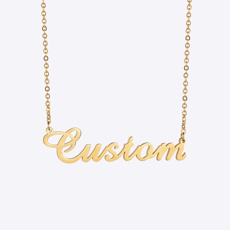 Personalized Custom Women Necklace - Nameplate Necklace