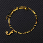 Load image into Gallery viewer, Gold Plated Initial Letter (A-Z) Anklets For Women
