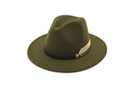 Load image into Gallery viewer, Royal Fedora - Men&#39;s Flat Brim Hat
