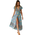 Load image into Gallery viewer, Bohemian Floral Print Long Dress for Women
