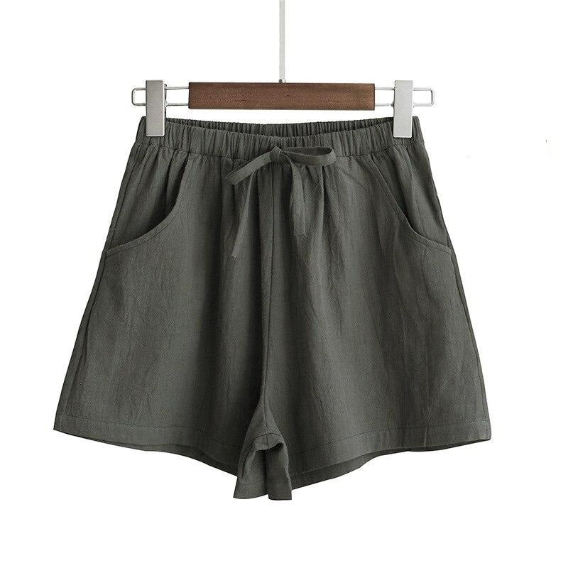 Hot Casual Cotton&Linen Shorts for Women