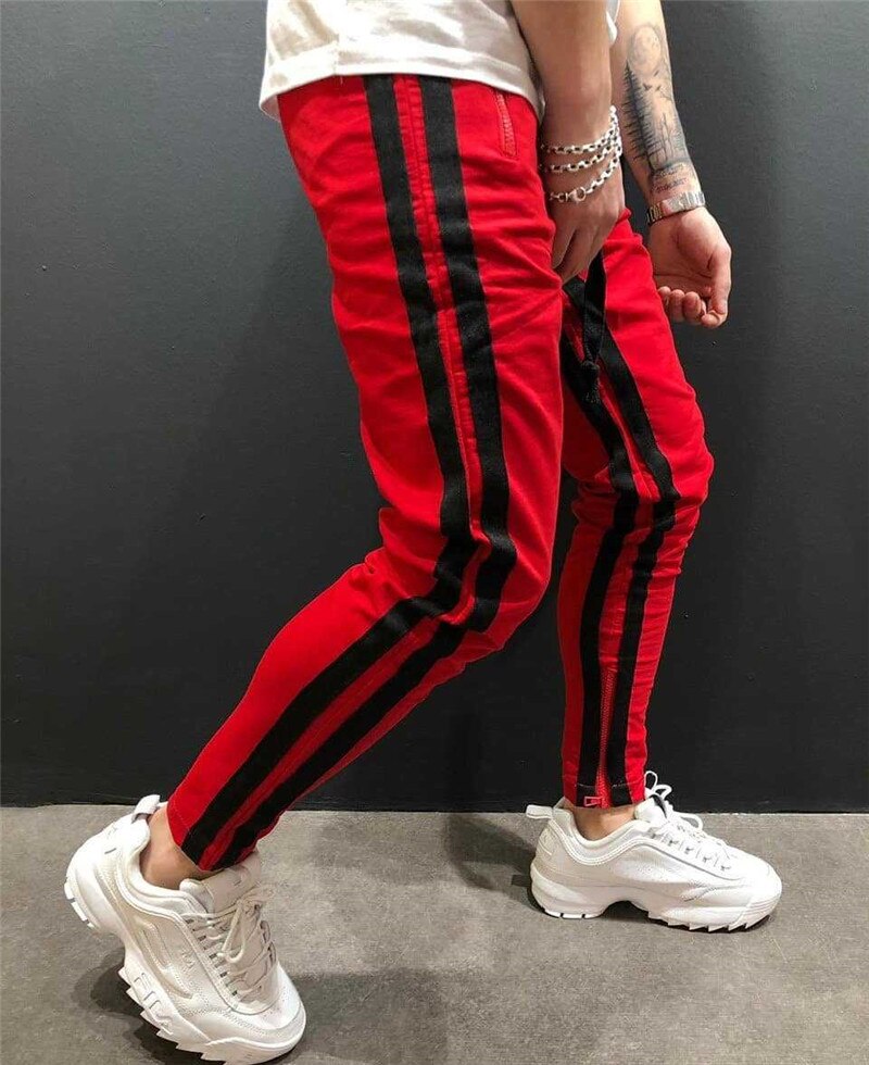 Plaid Sweatpants - Men's Casual Stretch Joggers