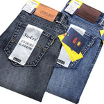 Load image into Gallery viewer, Casual Relaxed Denims - Men&#39;s Straight Jeans
