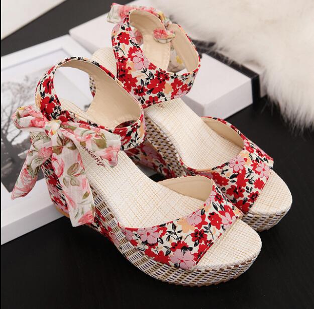 Ankle Strap Women's Platform Wedge