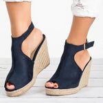 Load image into Gallery viewer, Classy Solid Color Women&#39;s Wedge
