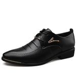 Load image into Gallery viewer, Bold Men&#39;s Leather Lace Up Shoes - Elegant Oxford
