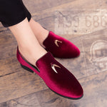 Load image into Gallery viewer, Unique Tasseled Velvet Suede Men&#39;s Shoe
