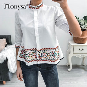 Classy Embroidery Shirt/Blouse for Women