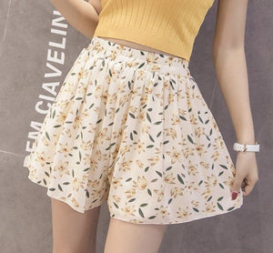 Women's Loose Chiffon Shorts