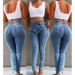 Load image into Gallery viewer, Ripped Denim Pants - Women&#39;s Shredded Jeans
