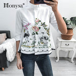 Load image into Gallery viewer, Classy Embroidery Shirt/Blouse for Women
