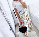 Load image into Gallery viewer, Women&#39;s Chiffon Floral Midi Skirts
