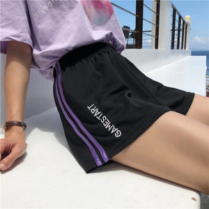 Summer Tract Shorts w/ Elastic Waistband - Women's Shorts