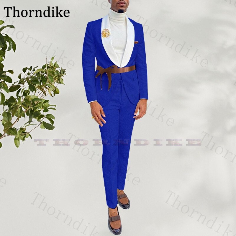 Stylish Asymmetrical Men's Custom Made Suit