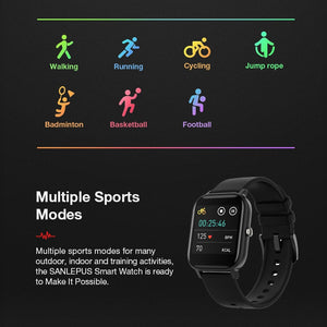 Bold Edition Smart Watch with Sport Modes and Heart Rate Monitor