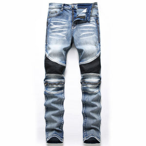 Biker Ripped Jeans - Men's Ripped Jeans