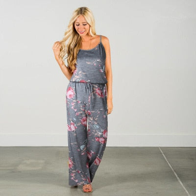 Summer Rompers - Women's Casual Long Pant Romper