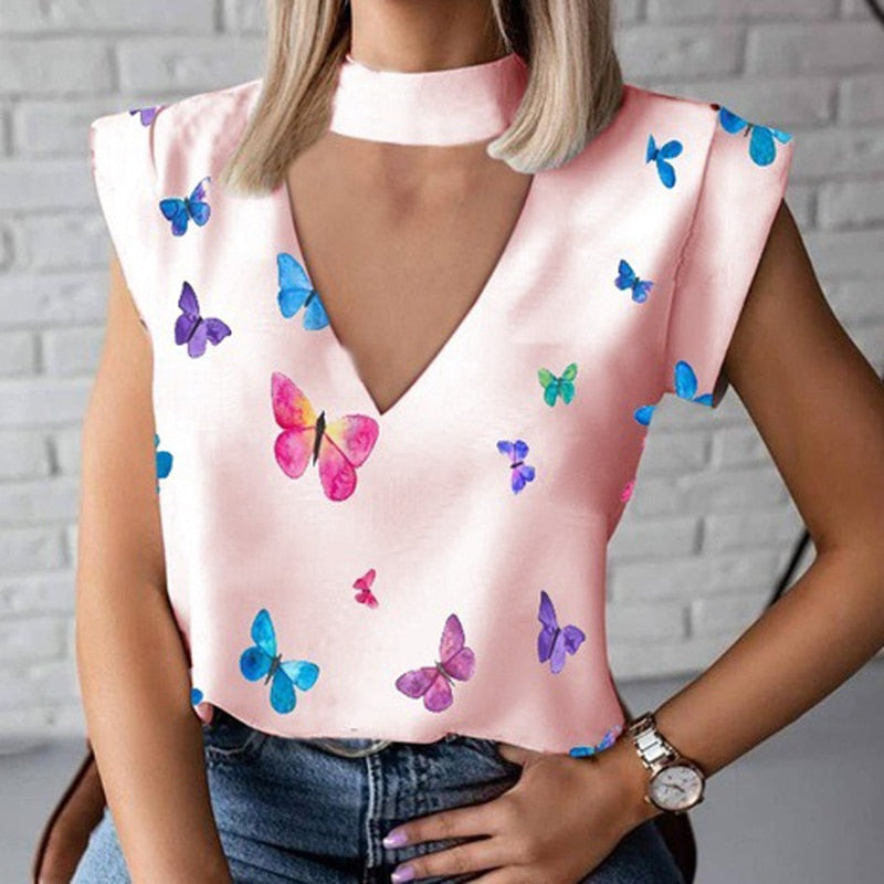 Aesthetic Prints Blouses for Women