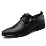 Load image into Gallery viewer, Bold Men&#39;s Leather Lace Up Shoes - Elegant Oxford
