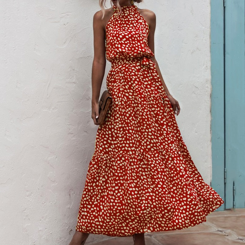 Floral/Polka Long/Short Dresses for Women