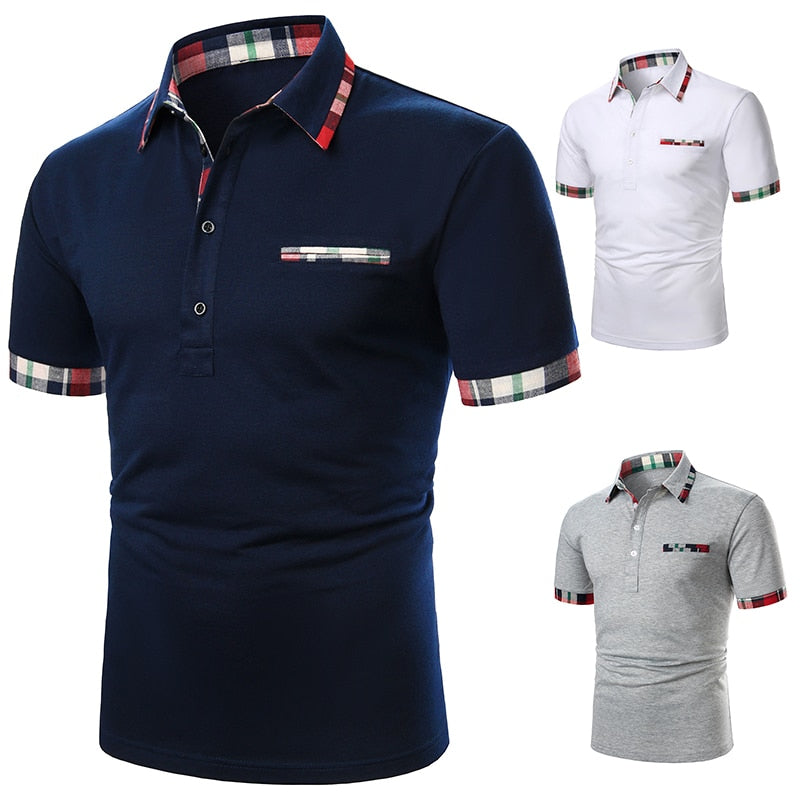 Aesthetic Men's Classic Polo Shirt - Multi-Color Polo T-Shirt