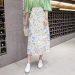 Load image into Gallery viewer, Women&#39;s Chiffon Floral Midi Skirts
