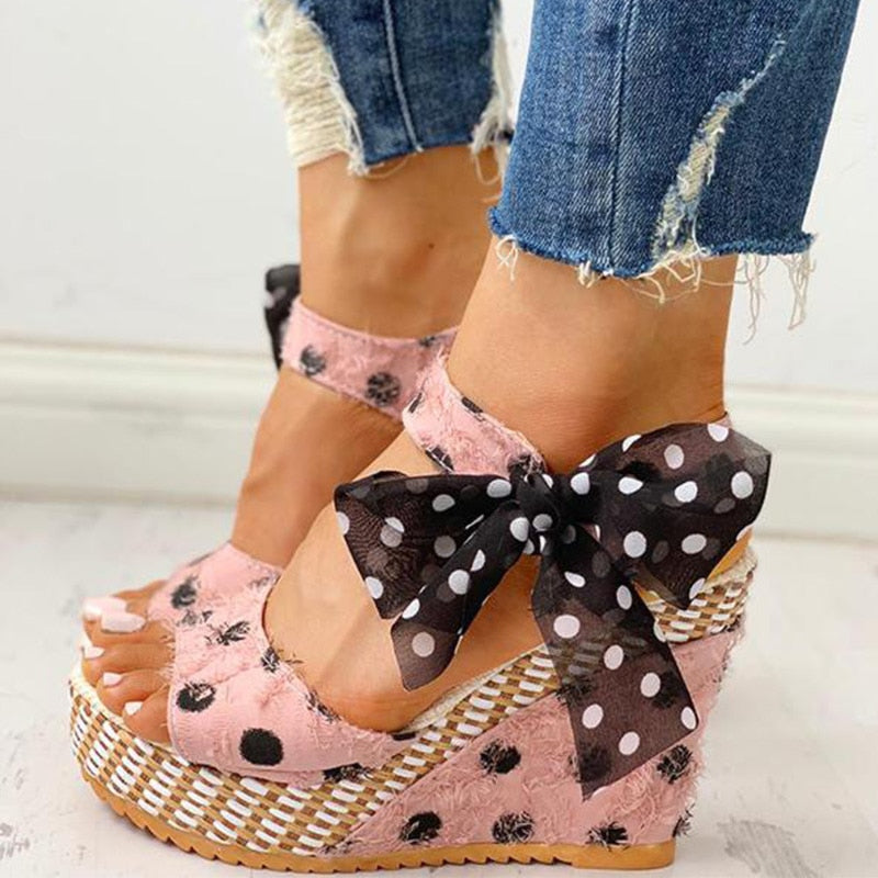 Ankle Strap Women's Platform Wedge